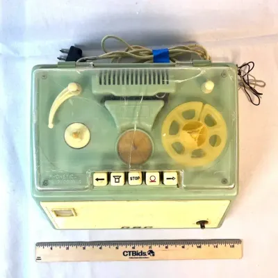 Vintage GBC Phonetic PT/12 Reel-to-Reel Tape Recorder Made in Italy