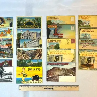 1940s American Postcards! Souvenir Folders and Individual Cards