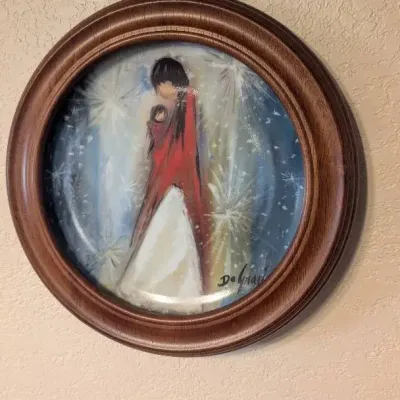 1984 "Navajo Madonna" Limited Edition Collector Plate by famous Arizona artist Ettore "Ted" DeGrazia