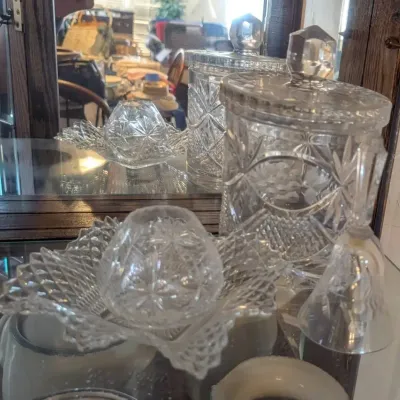 Vintage & Antique Pressed and Cut Clear Glass Collection