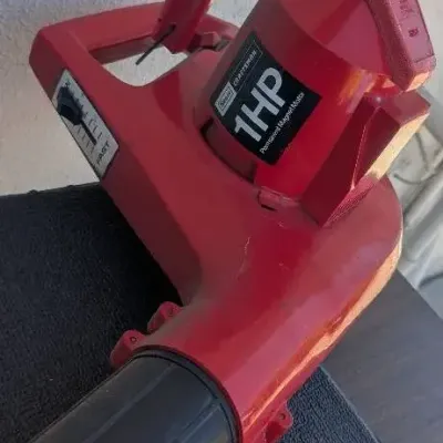 Sears Craftsman 1 HP 2-Speed Electric Leaf Blower, Vintage 