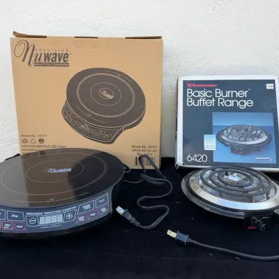 NIB NuWave Precision Induction Cooktop 30101 & Toastmaster Hot Plate 6420 Lot