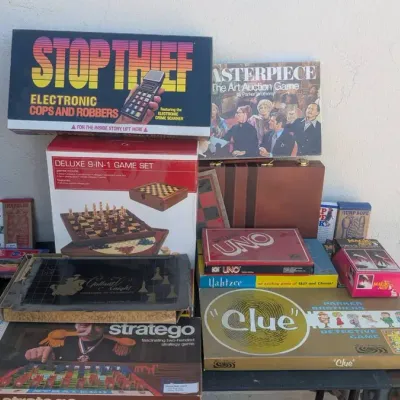 Vintage Board Games and Activities, 1970s and 1980s
