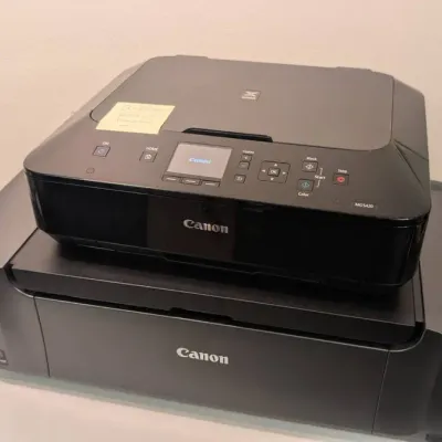 Two Different Consumer Inkjet Printers From Canon