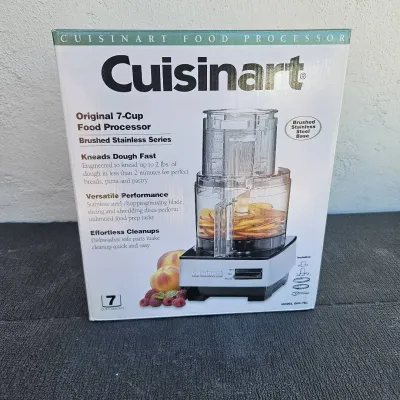 Cuisinart Original 7-Cup Food Processor DFP-7BC Brushed Stainless - Brand New