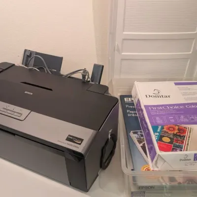 Epson Stylus Photo R1900, a Wide-format, Professional Photo Inkjet Printer
