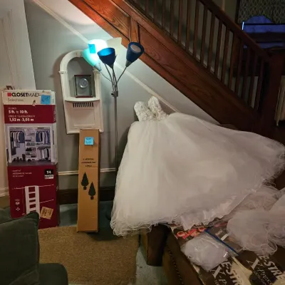 Sale Photo Thumbnail #26: Women's clothing including bridal gown