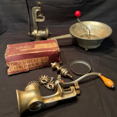 Vintage Moulin-Legumes Food Mill& Meat Choppers