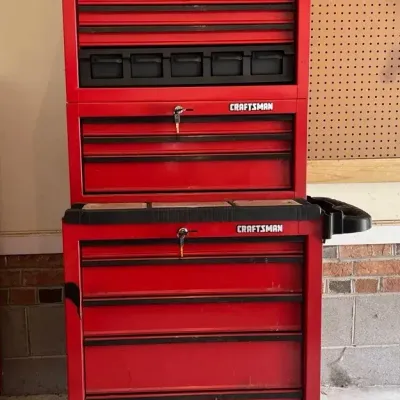 Large Craftsman Cabinet & Contents #2