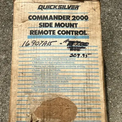 Quicksilver Commander 2000 Side Mount Remote Control