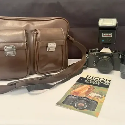 Ricoh KR-5 Super Camera With Lenses 