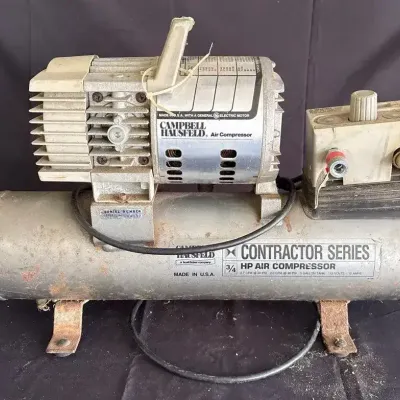 Campbell Hausfeld MT500403 3/4 HP Air Compressor With General Electric Motor 