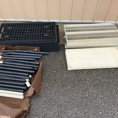 Pair of Plastic Shelves