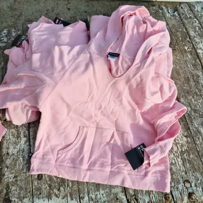 Lot of 7 Champion Pink Pullover Hoodie With Kangaroo Pocket, Multiple Sizes S-XL