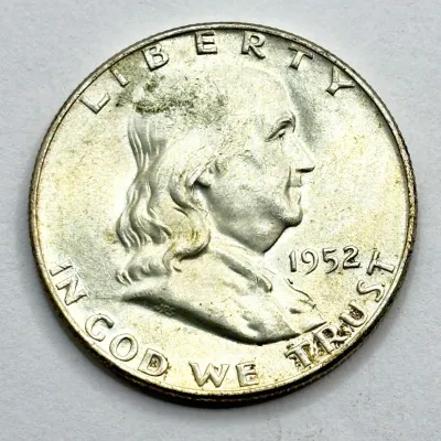 1952 - Silver Franklin Half Dollar