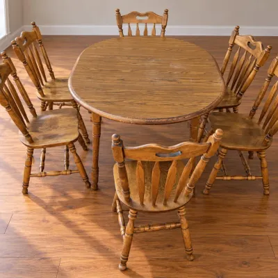 Kitchen or Dining Room Table with 6 Chairs