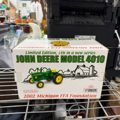 Sale Photo Thumbnail #9: 2002 John Deere Model 4010 1/16 Scale Michigan FFA Foundation Limited Edition – Estate Sales Warehouse (GR)
