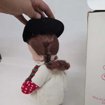 Vintage Precious Moments "Snow Fun Without You" Doll from the 'Tis The Season Collection