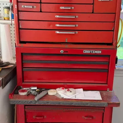 Craftsman Rolling Tool Chest & Top Box with Sockets, Wrenches, Pliers & Hand Tools – Howard City Off-Site