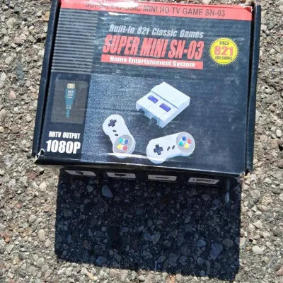 Super Mini SN-03 821 Classic Games Built-In Gaming System