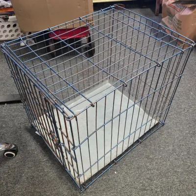 Metal Dog Crate with Removable Metal Tray