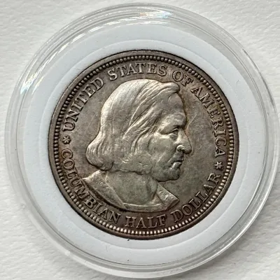 Sale Photo Thumbnail #50: 1893 United States Columbian Exposition Commemorative Half Dollar Coin