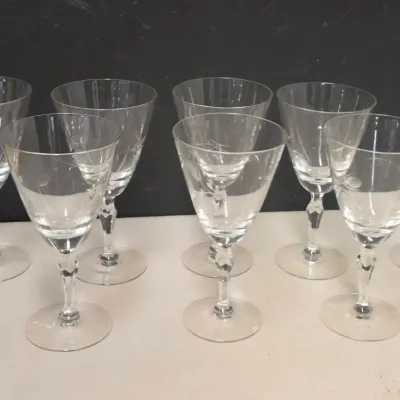 8 Gorgeous Etched Glass Goblets