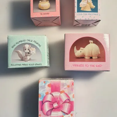 Lot of 5 - Members Only Club - Precious Moments Figurines - Original Boxes