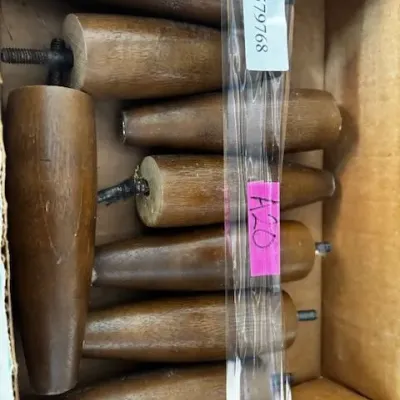 Mid Century Modern Tapered Wood Furniture Legs