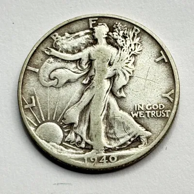 1940 S - Walking Liberty - Silver Half Dollar