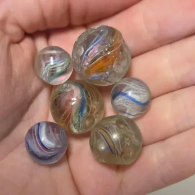 Vintage German Art Glass Marbles