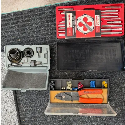 Craftsman Tap & Die Set, Vaco No. 1963 Crimper & Hole Saw Tool Assortment – Howard City Off-Site