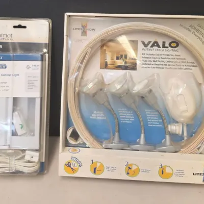 Household Lighting Lot - NIB - Vald Instant Lighting Track and 8" Xenon Under Cabinet Light