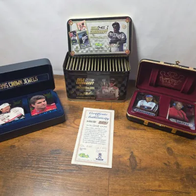 NASCAR Collectible Cards - Including Printed Tin Cards