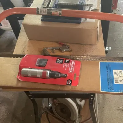 Assorted Workshop Tools, Proxxon Micro Compound Table, and Skilsaw Lot – Grand Rapids Off-Site
