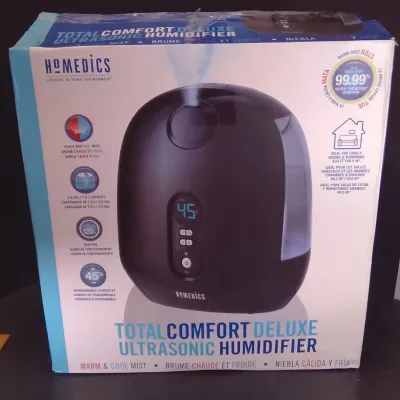 HoMedics TotalComfort Deluxe Ultrasonic Humidifier (Model: UHE-WM130-BK) - Potterville