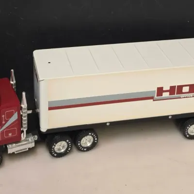 Pressed Steel Nylint Semi-Truck with GMC COE Tractor and Trailer with Sliding Rear Door
