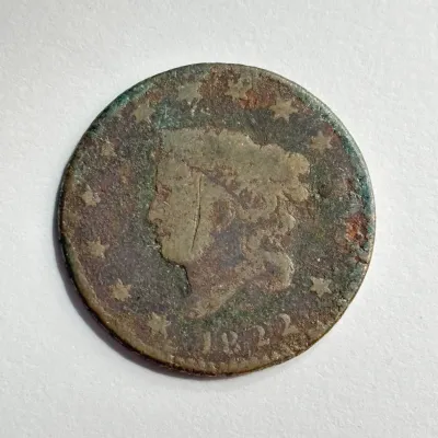 Sale Photo Thumbnail #43: 1822 - Large Cent