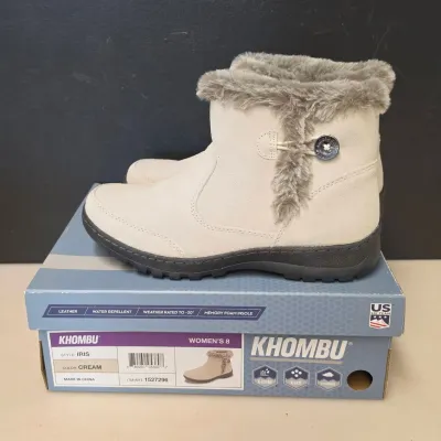 Khombu Iris Cream Women's Boots - Size 8