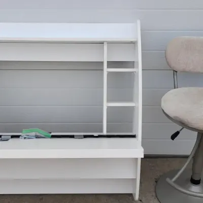 Wall Mount Computer Desk with Chair