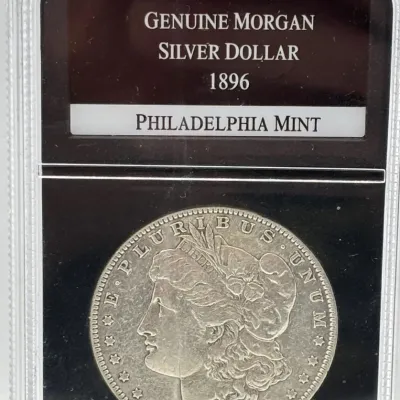 1896 - Morgan Silver Dollar - Bradford Mint Certified