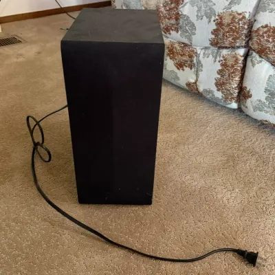 LG SPH4B-W Wireless Active Subwoofer Home Theater Speaker - Black - Lake Odessa Off-Site