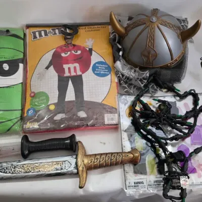 Small Collection of Halloween Costumes and Decorations