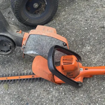 Black and Decker 18 Inch Hedge Trimmer and Model 8224 Edger Trencher Lot - Grand Rapids Off-Site