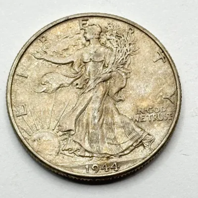 1944 - Walking Liberty - Silver Half Dollar (2 of 2)