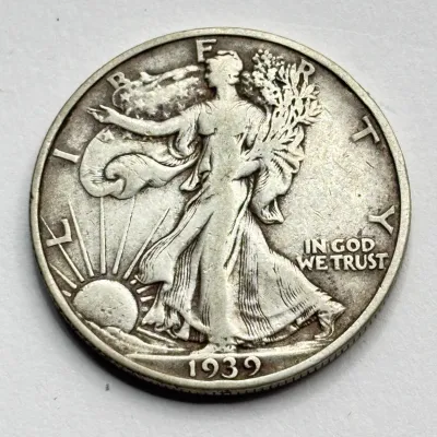 1939 S - Walking Liberty - Silver Half Dollar
