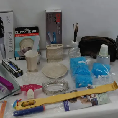 Bathroom Collection - Weight Watchers Scale, Magnifying Mirrors, Electric Hair Tools, Black Light