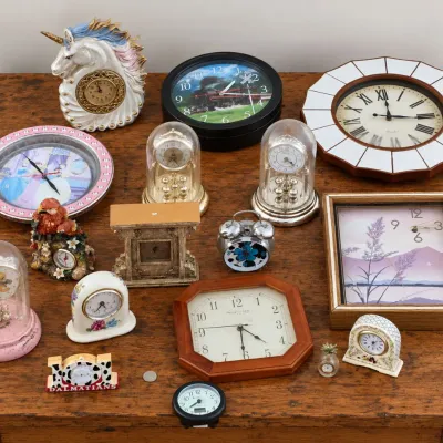 Collection of Vintage Clocks