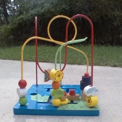 Wooden Bead Maze Activity Center - Estate Sales Warehouse (GR)