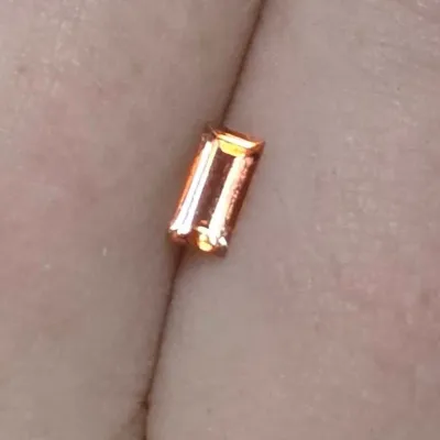 Skinny Faceted Gemstone - Citrine? - 0.295ct